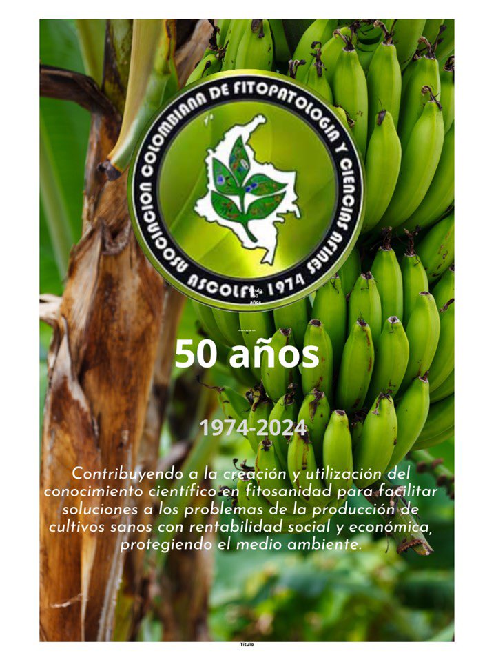 Happy 50th anniversary to the Colombian Association for Phytopathology <a href="/ASCOLFIColombia/">Asociación Colombiana de Fitopatología</a> 👏🎊
#50añosascolfi #fitopatologiacolombiana