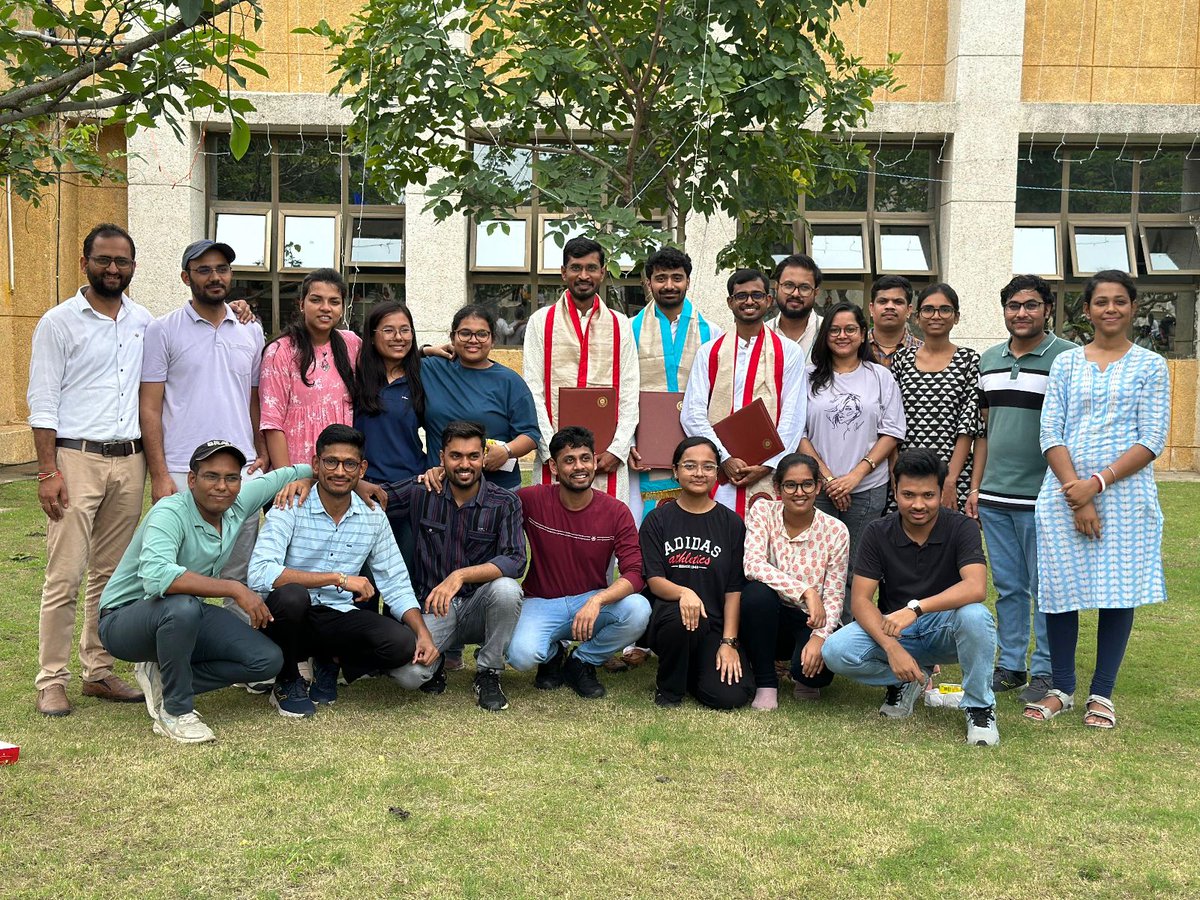The Patil Group (@thepatilgroup) on Twitter photo Congratulations to our recent grads, Dr. Avishek Das, Dr. Vivek Bhoyare, and Mr. Deep Kulkarni, on earning their degrees at IISER Bhopal’s 11th convocation.
<a href="/VivekBhoyare/">Vivek W. Bhoyare</a> <a href="/AvishekDas01/">Avishek Das</a> <a href="/deepkulkarni01/">DEEP S KULKARNI</a> <a href="/chm_iiserb/">Dept of Chemistry, IISER Bhopal</a> <a href="/iiserbhopal/">IISER Bhopal</a> Congratulations to our recent grads, Dr. Avishek Das, Dr. Vivek Bhoyare, and Mr. Deep Kulkarni, on earning their degrees at IISER Bhopal’s 11th convocation.
<a href="/VivekBhoyare/">Vivek W. Bhoyare</a> <a href="/AvishekDas01/">Avishek Das</a> <a href="/deepkulkarni01/">DEEP S KULKARNI</a> <a href="/chm_iiserb/">Dept of Chemistry, IISER Bhopal</a> <a href="/iiserbhopal/">IISER Bhopal</a>