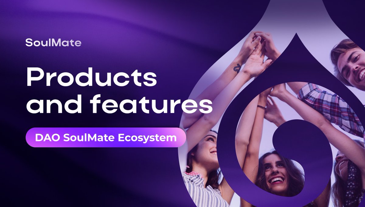 DAO_SoulMate's tweet photo. The DAO SoulMate Ecosystem includes:

⿡ A technological community with decentralized governance.
Ambassadors' Club
Crypto Academy
International educational platform.
Offline crypto forums
Gurunzon game.
Social network.

Learn more: White paper https://t.co/oOqawYoXzN https://t.co/KEFVv8uazj