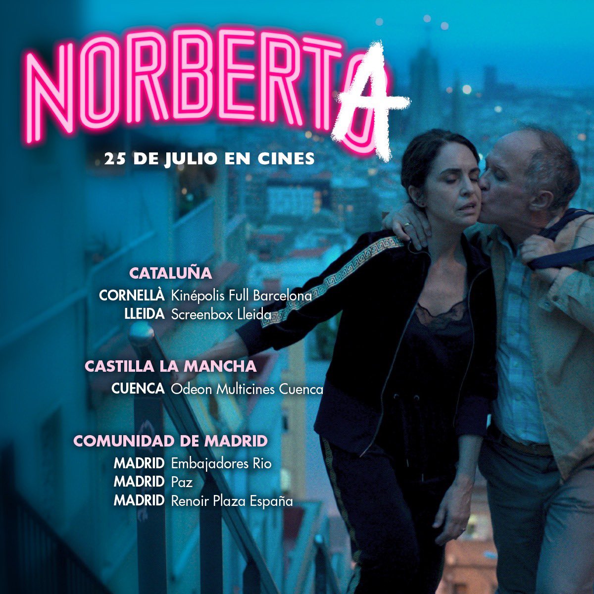 filmax's tweet photo. 💕 ¡Vive el amor, el caos y ríete a carcajadas esta tercera semana de #Norberta!
#Norberta, la película más alocada de este verano, con Luis Bermejo y Adriana Ozores.
Una aventura única y vibrante con esencia LGTBIQ+. 🎬 ¡No te la pierdas! https://t.co/SRDZWrW5An