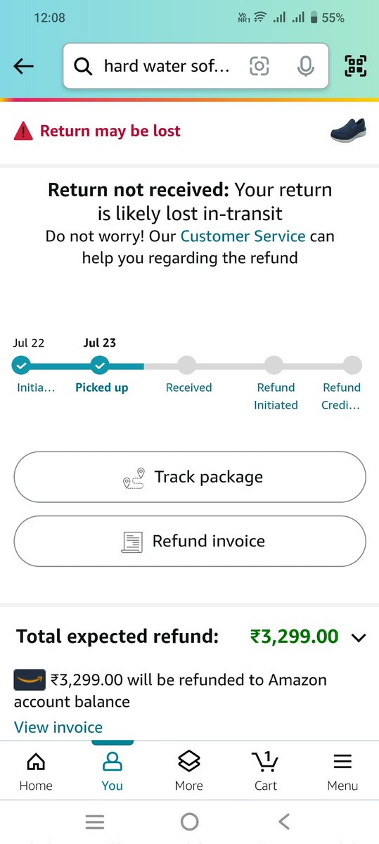 NiveenARamani's tweet image. @amazonIN I bought Skechers shoe but didn't liked the fit so returned it but I haven't gt the refund. Now cstmr care is saying I sent a wrong item so they can't issue the refund #amazoncheater #cheaterexposed #thief