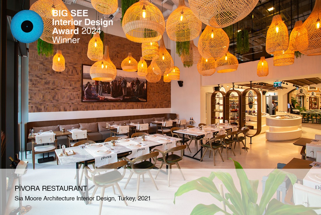 Sia_Moore's tweet photo. We are thrilled to announce that our Restaurant Project Pivora has won the BIG SEE 2024 Interior Design Award! 🏆 

As Sia Moore, we are honored to be recognized for our achievements in designing and creating timeless, unique, functional, and comfortable spaces. https://t.co/PPtDUnjsnM