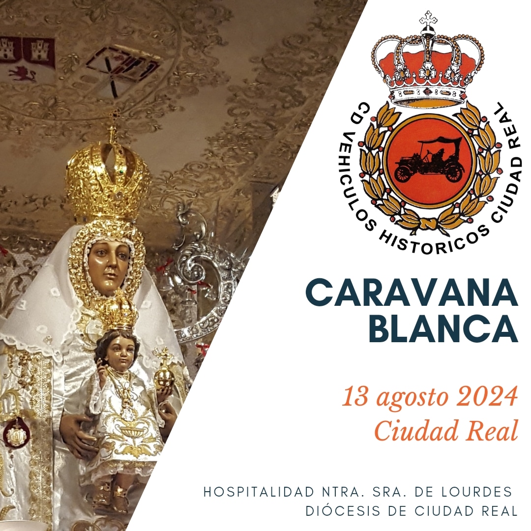 Un año más nuestro Club colabora con Hospitalidad Diocesana de Lourdes - Ciudad Real en la Caravana Blanca, aportando nuestro granito de arena en una cita tan entrañable llevando a todo el mundo del dolor a los pies de Ntra. Virgen del Prado.
¡No faltes en la Catedral! 
⏰ 19.00h