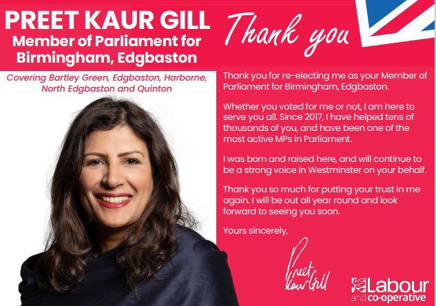 Preet Kaur Gill MP tweet media