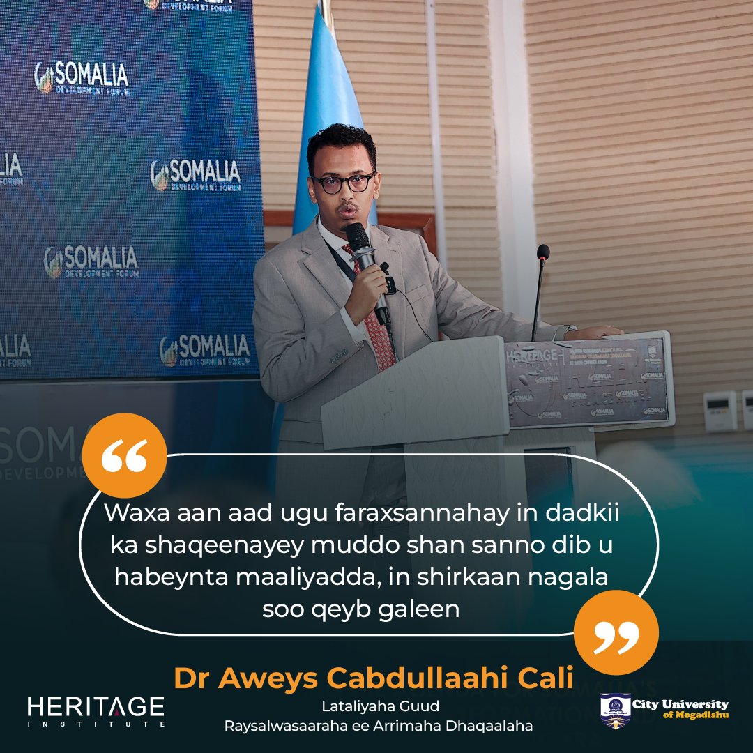 Astaan_LTD's tweet image. &quot;Waxa aan aad ugu faraxsannahay in dadkii ka shaqeenayey muddo shan sanno dib u habeynta maaliyadda, in shirkaan nagala soo qeyb galeen.&quot;—Dr Aweys Cabdullaahi Cali, Lataliyaha Guud Raysalwasaaraha ee Arrimaha Dhaqaalaha 

#SDF2024
#SomaliaDevelopment
#PostHipc
#HeritageForum