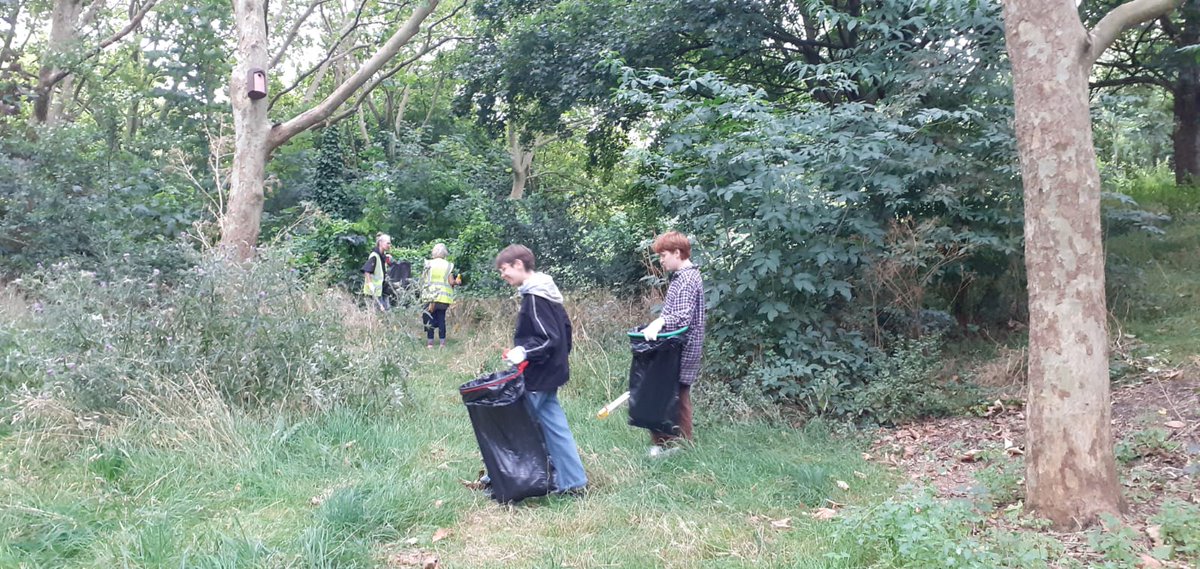 Community litterpic this Sat 17 Aug, 4-5pm  - meet at Chumleigh gardens - litterpics, bags and gloves, incl for children, provided. Pic: woodlands litterpic July.