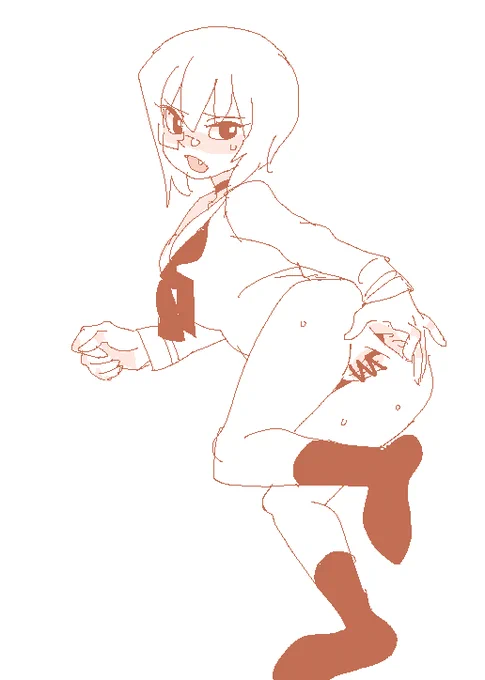 穴を拡げる桃ちゃんめっちゃほぐれてます。 