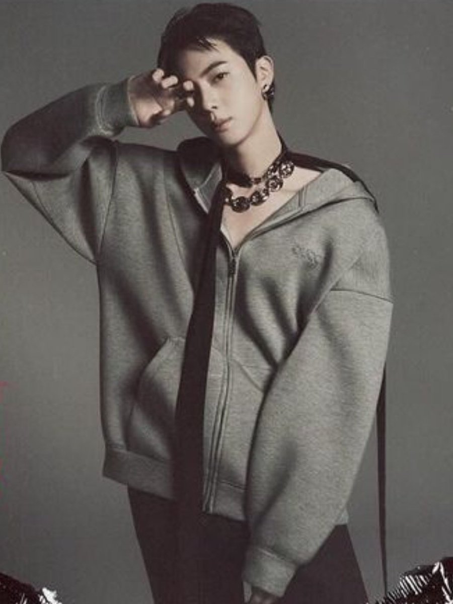 Jin looks incredible for Harper's Bazaar Korea.