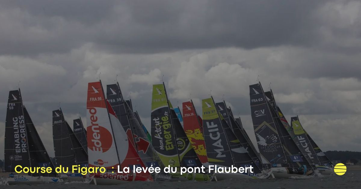 MetropoleRouenN's tweet image. 🔵[Levée du pont Flaubert, Rouen] Les bateaux de la Solitaire du Figaro seront présents sur les quais de Rouen rive droite du 17 au 23 août. Pour leur arrivée et leur départ, le pont Flaubert se lèvera le samedi 17 et le vendredi 23 août. Plus d'infos ⏭ urlr.me/mzBKx