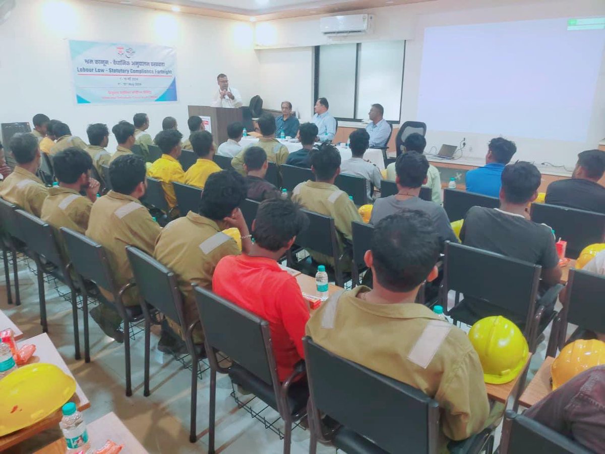 Organised workshop for contract workers of HPCL, Chakan by RLC (C) Pune on 10th May 2024.