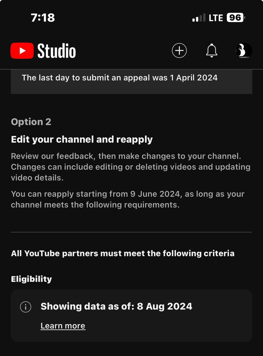 edwardblagogee's tweet photo. @TeamYouTube 
Hello YouTube , for the past 5months my channel has been demonetized and date was given for  my channel to be re-monetize but unfortunately, for the past months my account hasn’t been restored yet. https://t.co/1QSkkc5giv