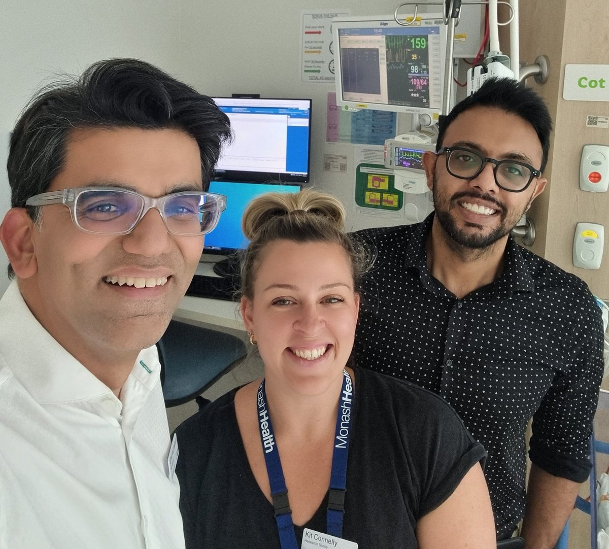 Atul Malhotra (@atul_monash) on Twitter photo Some of our <a href="/Neo_CellTherapy/">Newborn Cell Therapies</a> team members marking the start of another world first study <a href="/MonashChildrens/">Monash Children's</a>.
Allo Trial - Safety & Feasibility of Allogeneic Cord Blood-Derived Cell Therapy in Preterm Infants with Severe Brain Injury anzctr.org.au/Trial/Registra…
Watch this space! Some of our <a href="/Neo_CellTherapy/">Newborn Cell Therapies</a> team members marking the start of another world first study <a href="/MonashChildrens/">Monash Children's</a>.
Allo Trial - Safety & Feasibility of Allogeneic Cord Blood-Derived Cell Therapy in Preterm Infants with Severe Brain Injury anzctr.org.au/Trial/Registra…
Watch this space!
