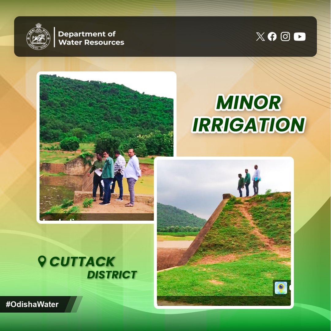 OdishaWater's tweet photo. #Inspection of #KusunpurMIP by SE, #MinorIrrigation Division, Cuttack to ensure excellence in infrastructure standards. #OdishaWater #Irrigation #WaterManagement #InfrastructureQuality
@CMO_Odisha @DC_Odisha @_anugarg
@IPR_Odisha @OIIPCRA_OCTDMS
@ltd_occ @OLICLTD @CE_Megalift https://t.co/Bc7ZSbIcfv