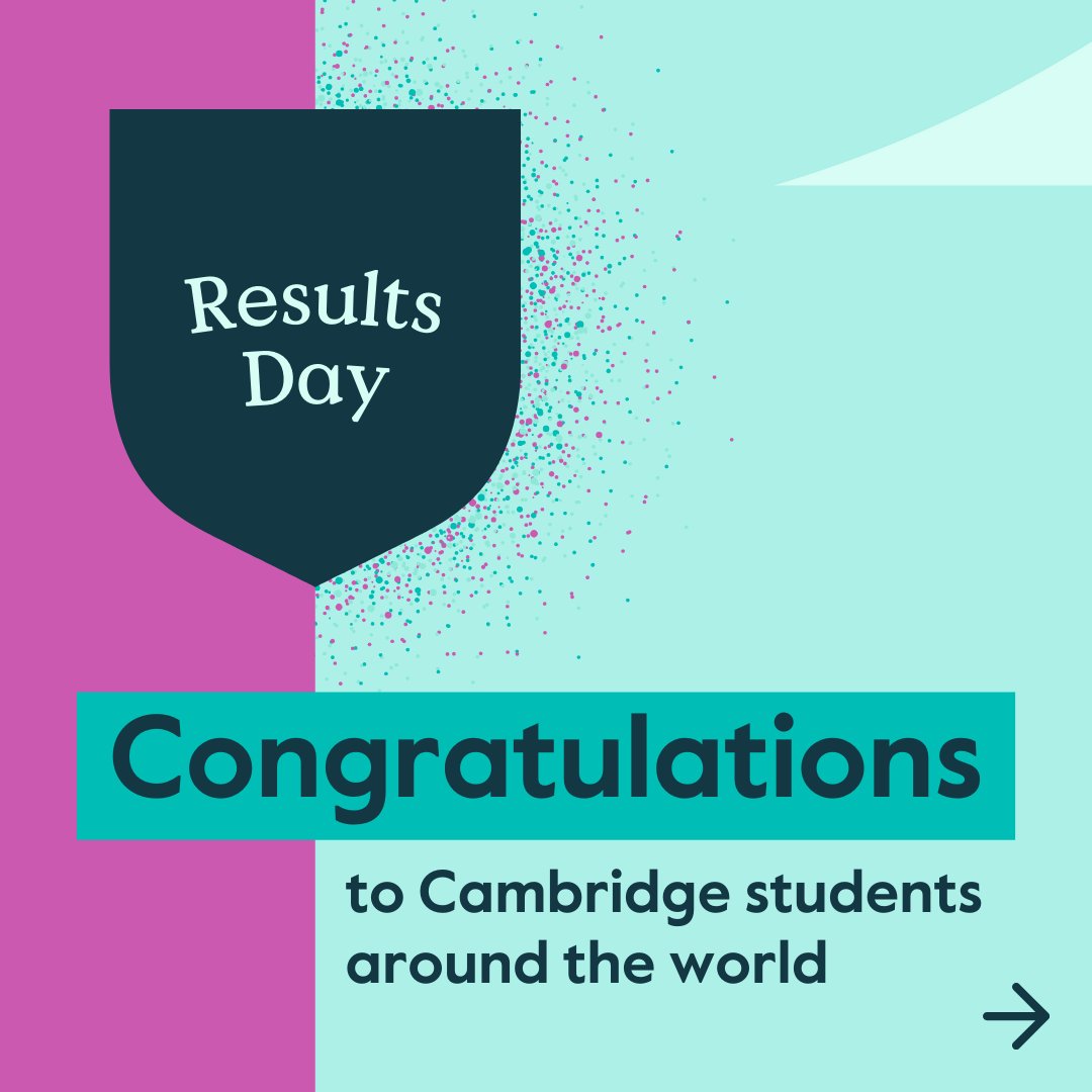 CambridgeInt's tweet photo. Congratulations to all #CambridgeLearners worldwide receiving exam results today. 🎉 (1/6) https://t.co/Cvk0IR9OXH