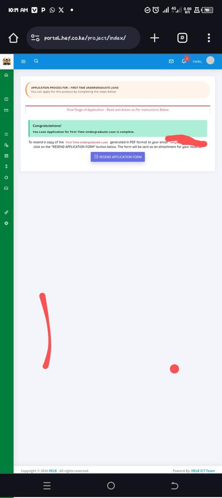 dantest256's tweet photo. @HELBpage Shida ni gani hapa nimekwama kindly assist I have used birth certificate and a copy of waiting card in applying. https://t.co/GOPX1UEVJN