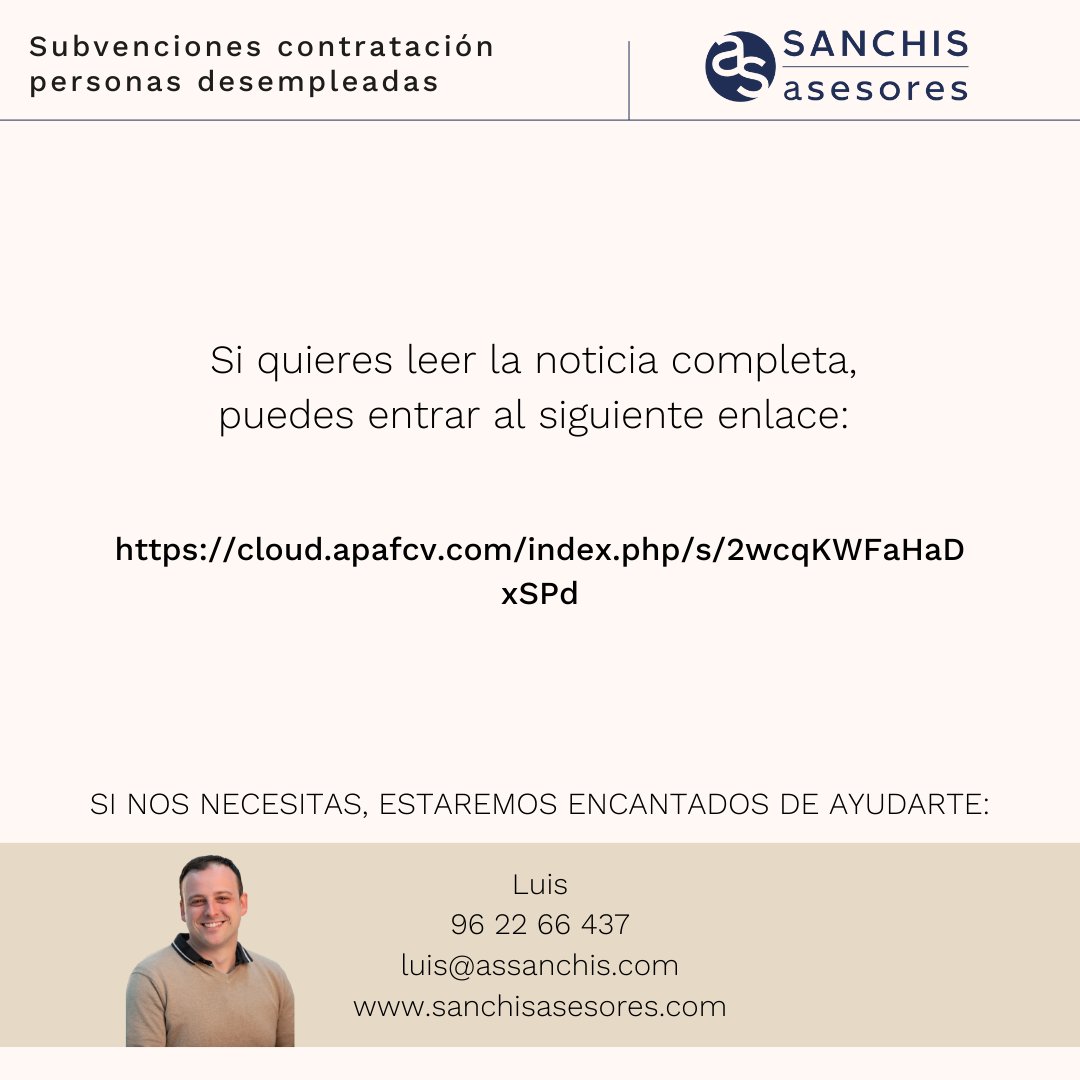 El plazo para la contratación indefinida inicial de colectivos vulnerables, se amplía del 31 de julio al 16 de septiembre.

El plazo para la contratación indefinida de personas jóvenes cualificadas, se mantiene hasta el 10 de septiembre.