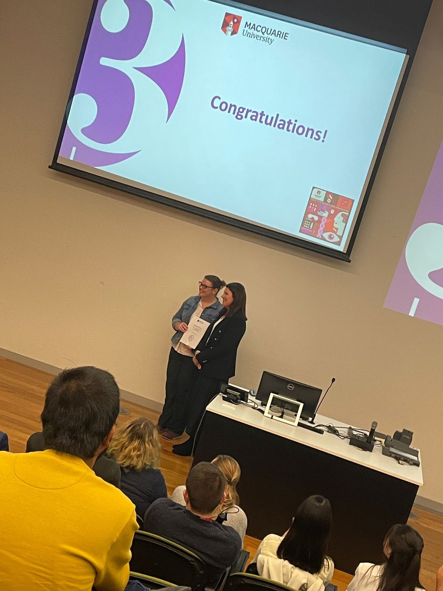 A/Prof Amy Cain (@flamycain) on Twitter photo Super proud of my talented PhD student Hannah <a href="/LB_Broth/">Hannah Lott</a> taking out both the School <a href="/mqnatsci/">Macquarie University School of Natural Sciences</a> and Faculty <a href="/MQEngineering/">Macquarie University School of Engineering</a> first place and peoples’ prizes for the <a href="/Macquarie_Uni/">Macquarie University</a> 3 minute thesis competition!
Go Hannah go! Super proud of my talented PhD student Hannah <a href="/LB_Broth/">Hannah Lott</a> taking out both the School <a href="/mqnatsci/">Macquarie University School of Natural Sciences</a> and Faculty <a href="/MQEngineering/">Macquarie University School of Engineering</a> first place and peoples’ prizes for the <a href="/Macquarie_Uni/">Macquarie University</a> 3 minute thesis competition!
Go Hannah go!
