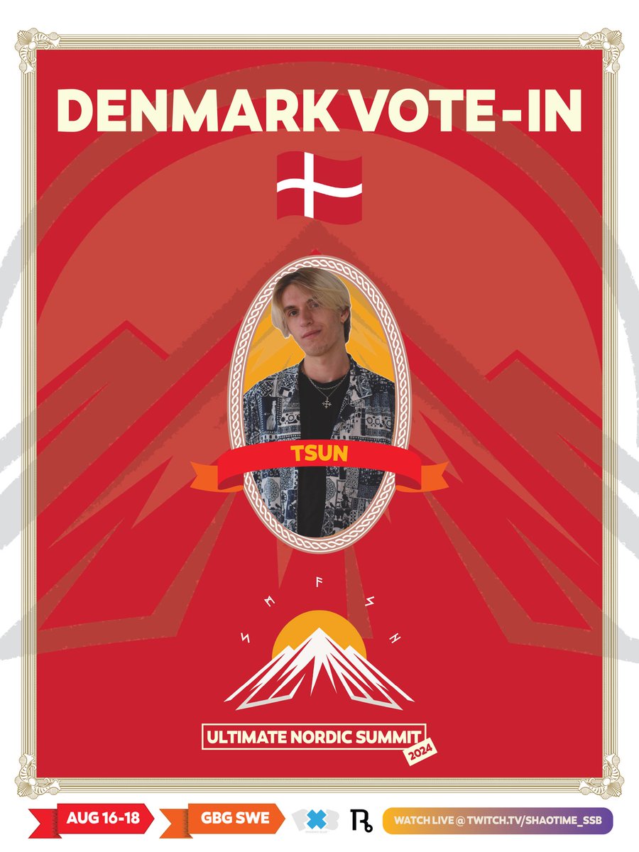 To nobody’s surprise, the King of Copenhagen makes his return for this year’s Summit 🇩🇰👑. With 2299 outstanding Danish votes, please welcome <a href="/tsunthefool/">DJ BØFFEN</a>! 🫡⚡️