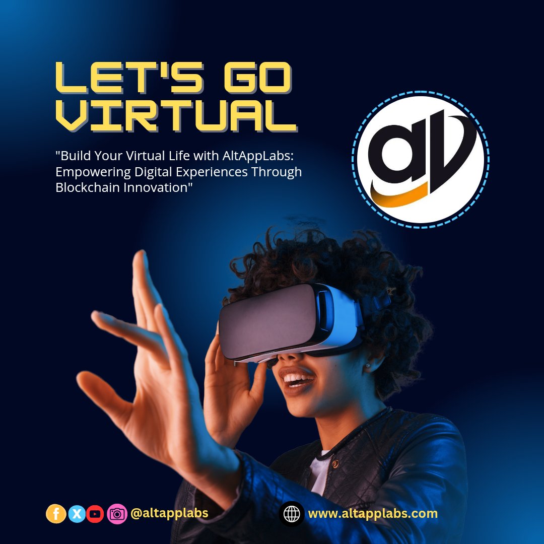 altapplabs's tweet photo. AltAppLabs can help you build your virtual life by developing immersive, blockchain-powered environments, secure transactions, and personalized experiences through decentralized applications (DApps) and smart contracts.

Visit https://t.co/hgH4xXKKRK https://t.co/mPdPRzGSCj