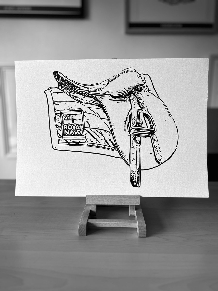 indigozuluink's tweet photo. Not sure what I’m doing with this but it’s been one I’ve wanted to doodle for a while and now it’s done.

Suggestions welcome 🐎 

#royalnavypolo #royalnavyequestrian #royalnavy #equestrian #militaryhorses #saddle #britisharmedforces #inkdrawing #militaryartist #devonbased https://t.co/4b6hfudOzD