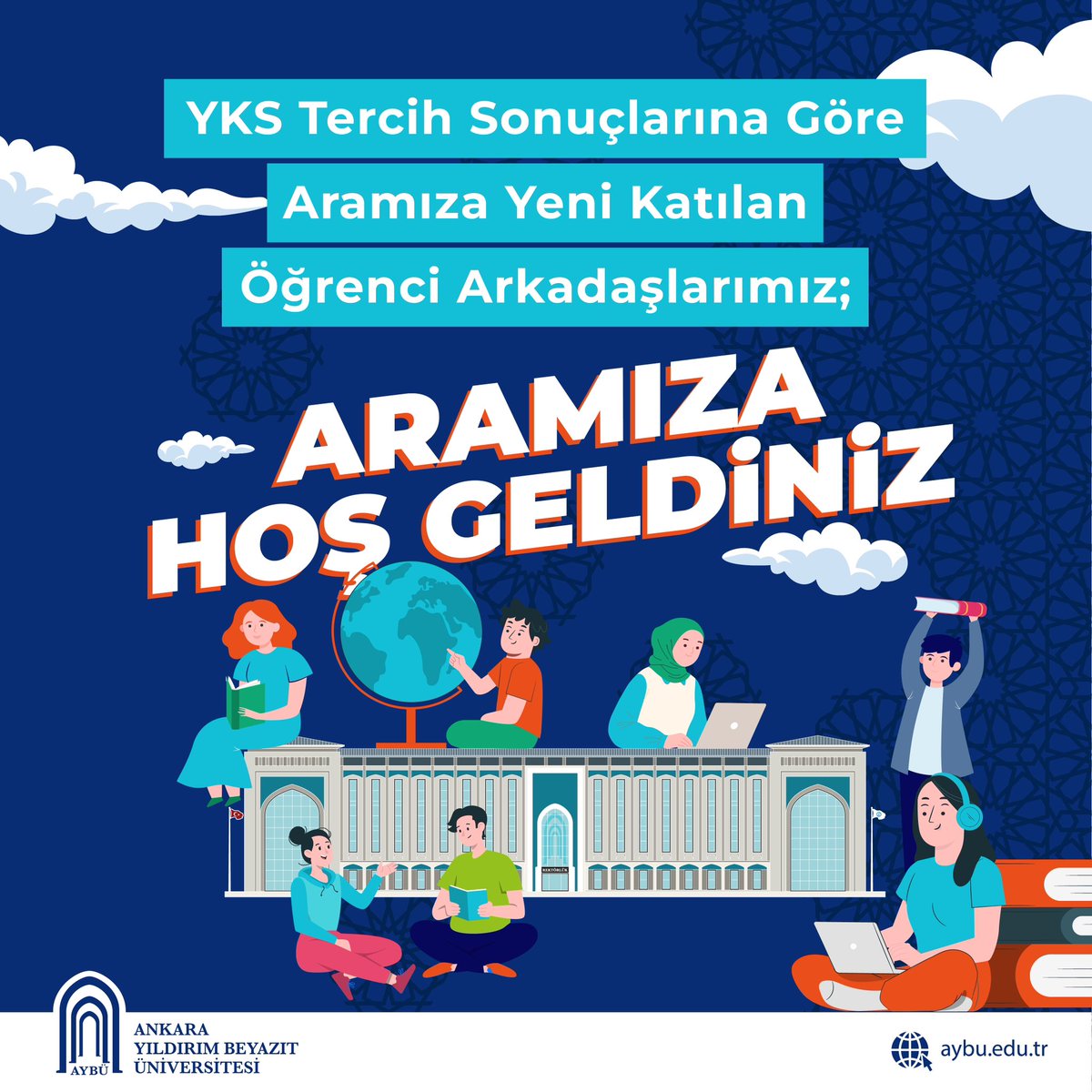 Yükseköğretim Kurumları Sınavı (YKS) yerleştirme sonuçları açıklandı. 

Üniversitemizi kazanan öğrencilerimizi tebrik eder, başarılarının devamını dileriz.

Sonuçlar için 👇
sonuc.osym.gov.tr

#yks2024 #ykstercih 

<a href="/acengizkoseoglu/">Ali Cengiz Köseoğlu</a>