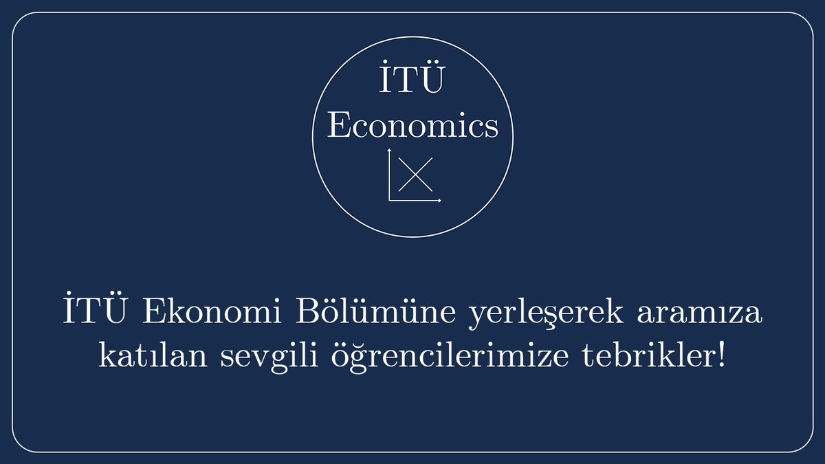 ituecon's tweet photo. İTÜ'ye ve İTÜ Ekonomi Bölümüne hoş geldiniz!🐝
#Tercih2024 #YKS2024 #İTÜlüOl https://t.co/JAne5ulbh1