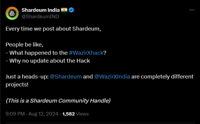 EverythingAjay's tweet photo. You can't fool people 🇮🇳crypto users  🤷🏻

We wants our FUNDS BACK !

To @Shardeum , @WazirXIndia and @NischalShetty 🙄

The internet remembers everything...

We all are watching everyone!

Hypocrisy ki bhi koi Seema hoti hai😒

No other crypto exchange is handling post hack situations in such a careless manner, the way #Wazirx has been handling 👎
