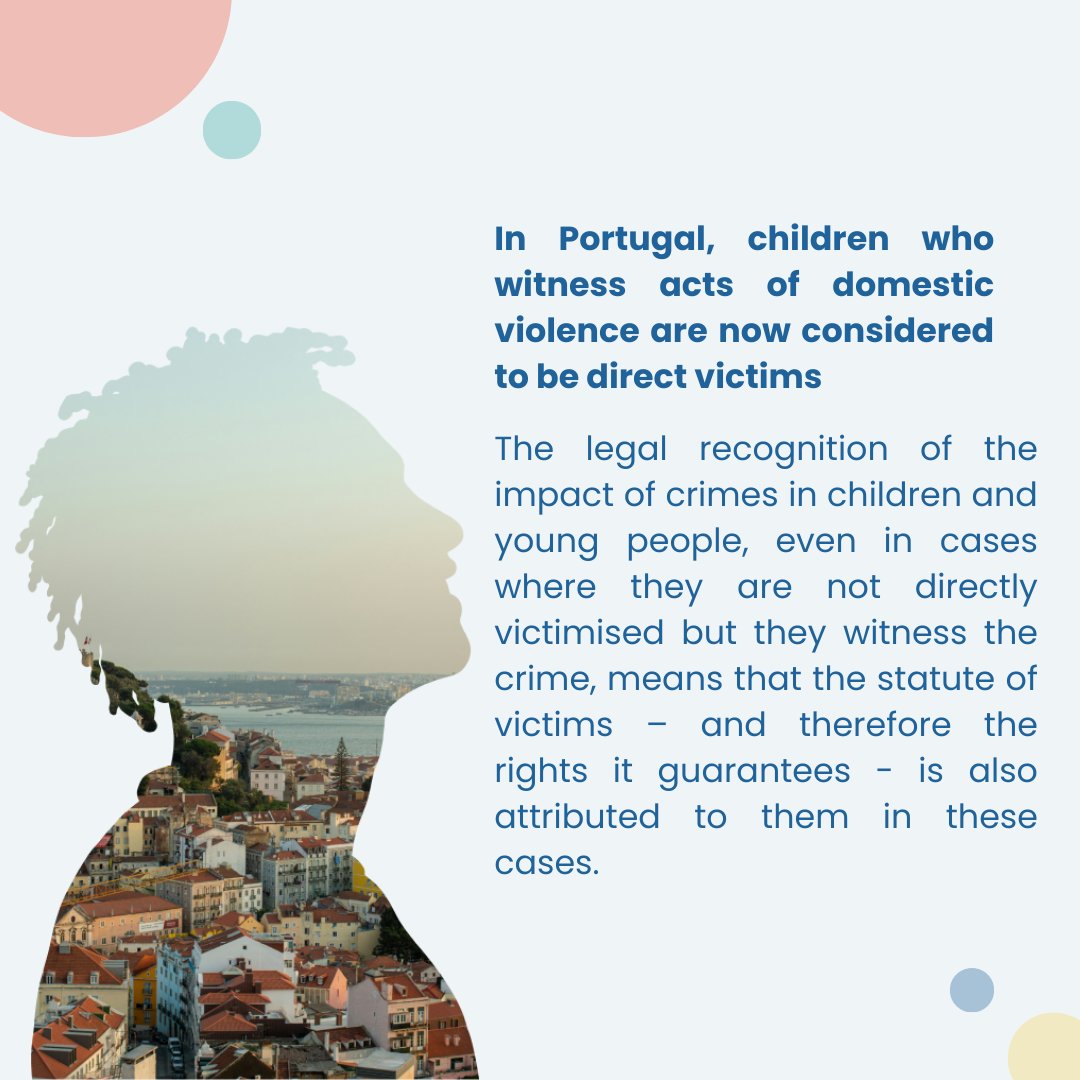 We continue to publicise the findings of our recent BeneVict report to inspire changes to national support services across the EU.
The report covers 26 EU countries and examines how each have implemented the Victims’ Rights Directive.
Here are some positive findings from Portugal