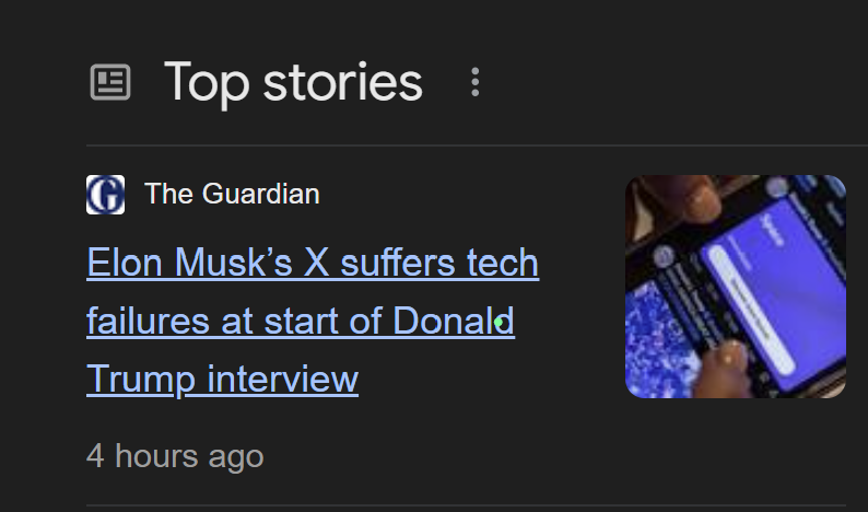 Ali Baker (@alimbaker) on Twitter photo THE <a href="/guardian/">The Guardian</a> CALLS A DDOS ATTACK TECH FAILURE. WHAT?
<a href="/elonmusk/">Elon Musk</a> <a href="/realDonaldTrump/">Donald J. Trump</a> #TrumpOnX #ELONTRUMP THE <a href="/guardian/">The Guardian</a> CALLS A DDOS ATTACK TECH FAILURE. WHAT?
<a href="/elonmusk/">Elon Musk</a> <a href="/realDonaldTrump/">Donald J. Trump</a> #TrumpOnX #ELONTRUMP