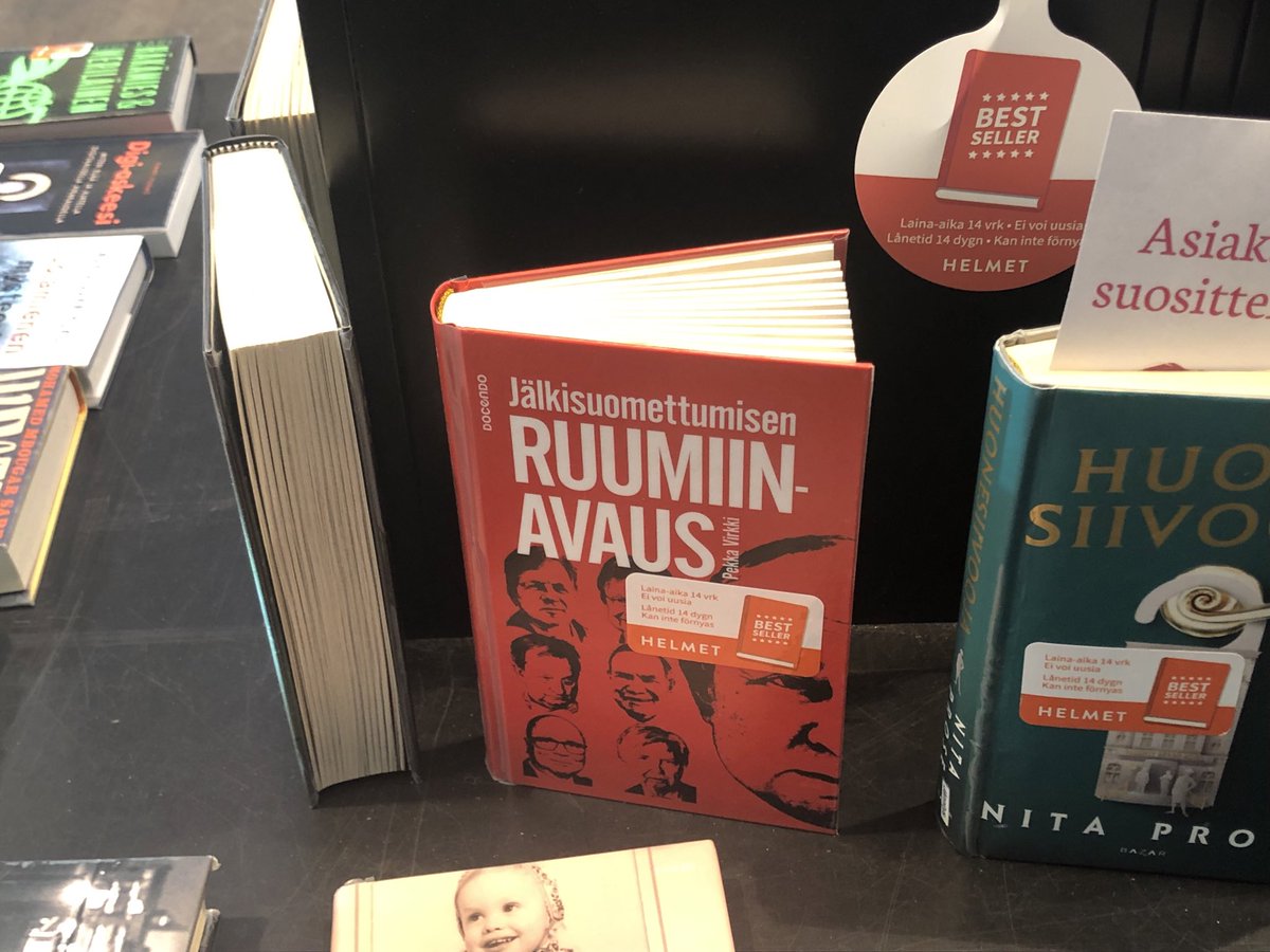 Virkki5's tweet photo. Good news!
My book on (Post-)#Finlandization will be published in English by @ibidem11!
At the moment, you can find it in Finnish and Estonian. 👇
🇫🇮 https://t.co/0MrEZtSUJT
🇪🇪 https://t.co/vhvq9DaAi8
#Finland #Russia #History #Intelligence #NATO #EU #Ukraine #IR #Security https://t.co/auvOhy0mud