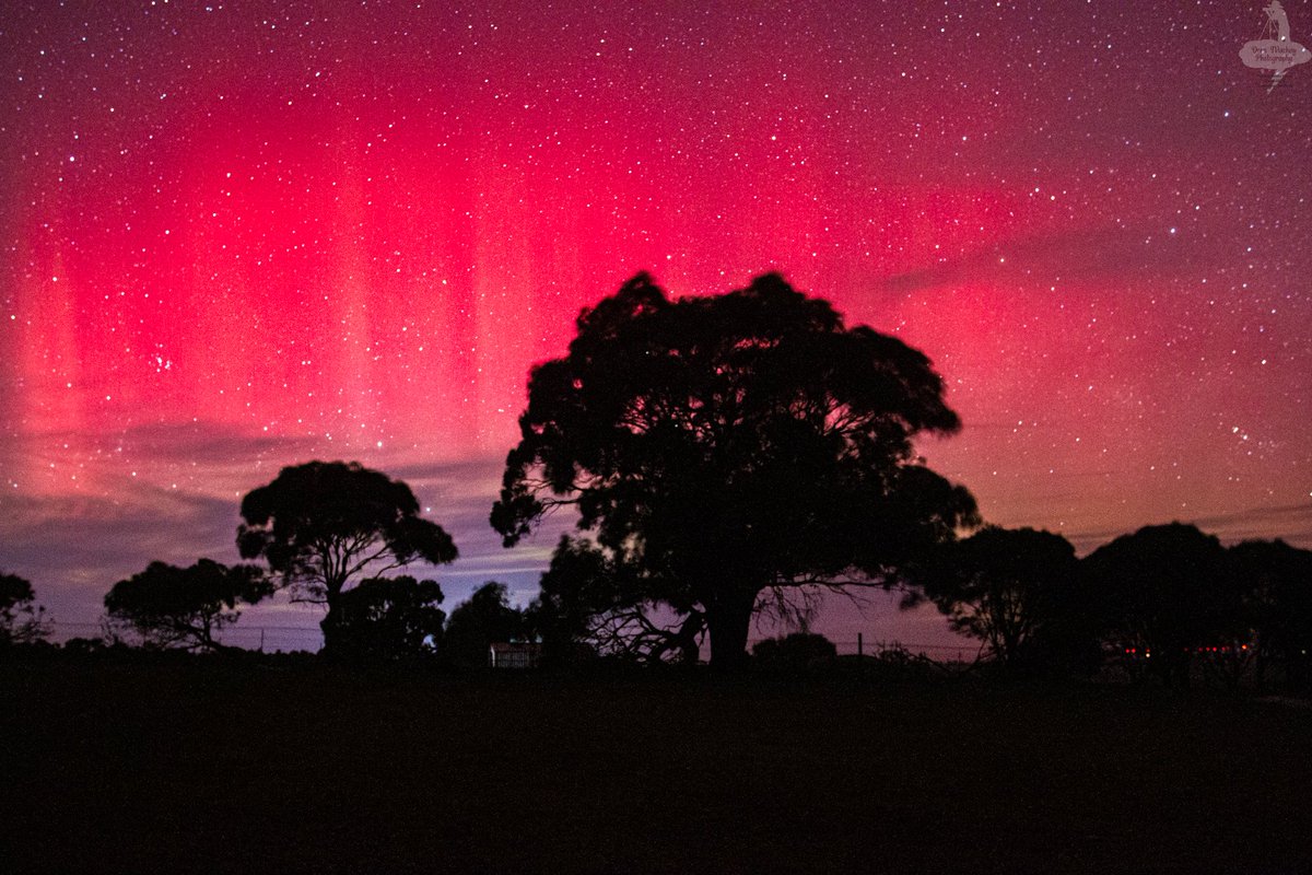 DMStormAu's tweet photo. Night 12/13th August 
Berringa Victoria Australia 

#aurora #longexposure #MilkyWay #auroraaustralis #canonaustralia #Canon https://t.co/t2tacSw320
