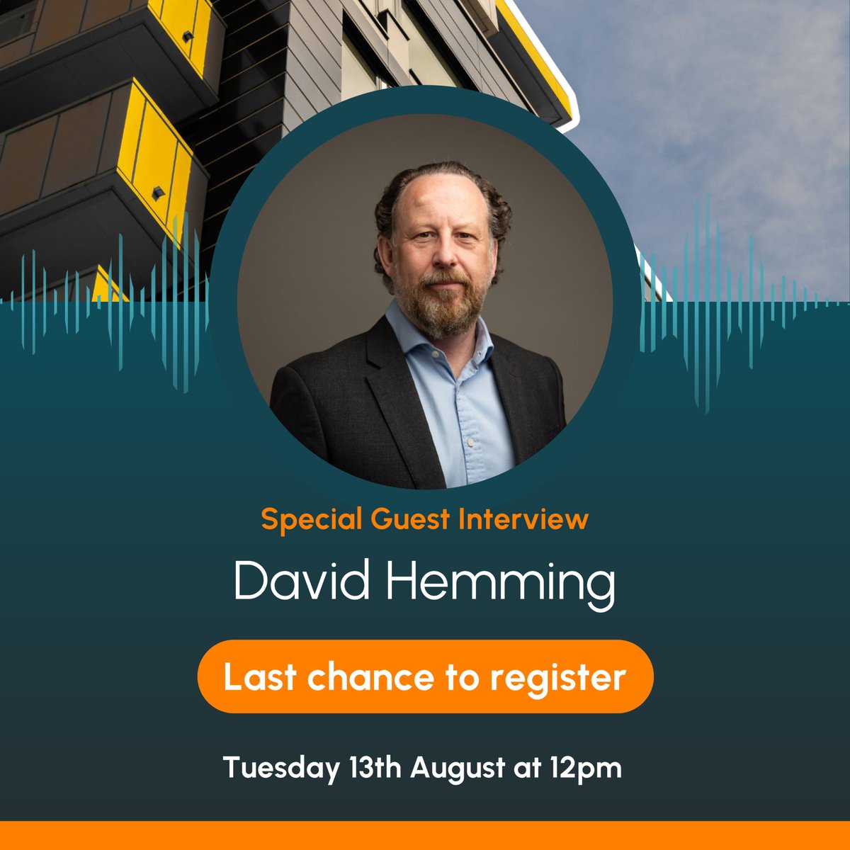 Today is the day - SFG20 will be joined by special guest David Hemming at 12pm.

Want to watch the interview with David live? There's still time to register for the webinar ⬇️

social.sfg20.co.uk/4dnMAao