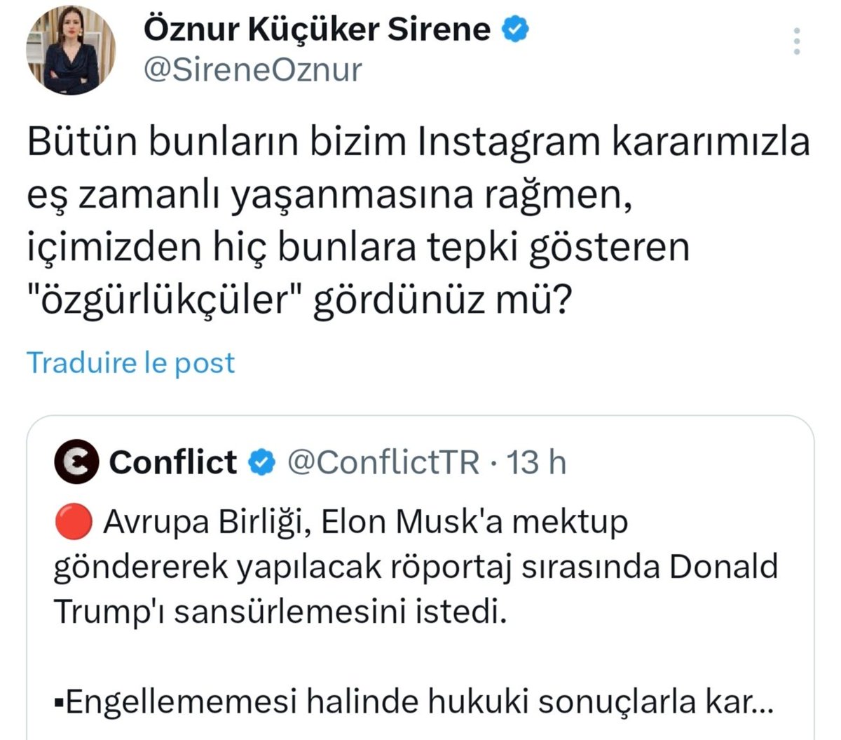 SireneOznur's tweet photo. Sabah sabah ne güldüm. Özgür Demirtaş'a şu paylaşımı yaptırmayı başarabilmişim 🤣 https://t.co/nVwojVlsfD