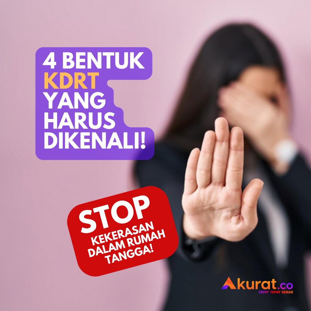 akuratco's tweet photo. STOP KDRT!

Cut Intan Nabila mengungkap kasus DKRT yang dialaminya melalui video. Ulah sadis sang suami sudah terjadi bertahun-tahun. Banyak perempuan yang mengalah, tanpa sadar dia adalah korban KDRT.

Kenali bentuk-bentuk KDRT yang bisa saja kamu atau teman dekat atau keluargamu alami.

Sebuah utas🧵