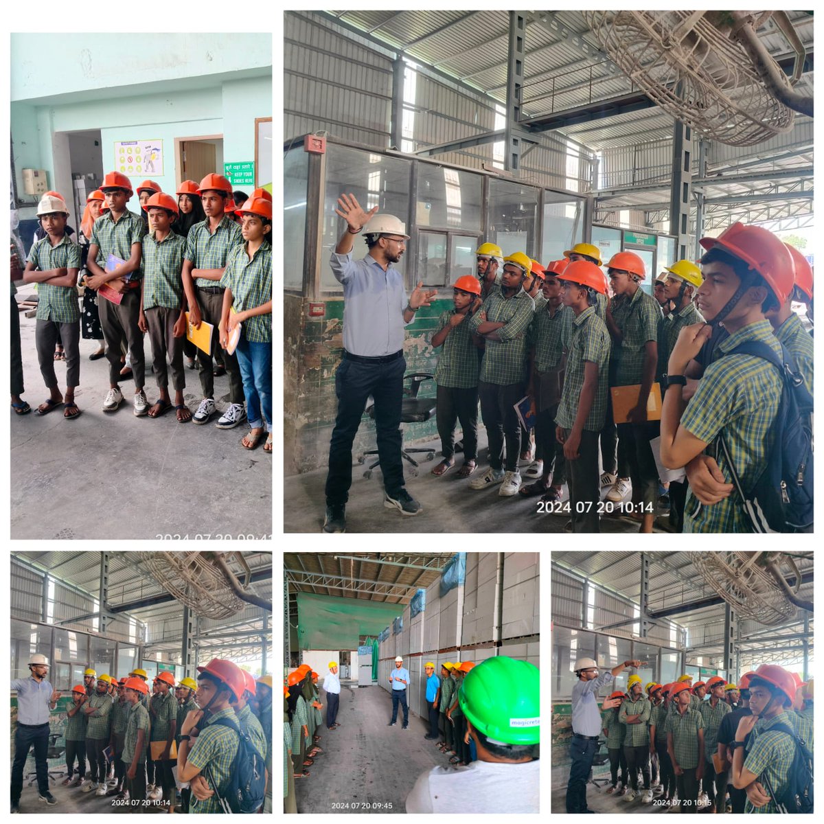 BisSurat's tweet photo. @BISSurat organized an Exposure Visit for the Students of Bai Navajbai Tata Girls High School, Navsari at M/s Magicrete Building Solutions Pvt Ltd, Navsari. More than 50 students participated in exposure visit.@BisSurat @IndianStandards https://t.co/nYnPsJ8vFK