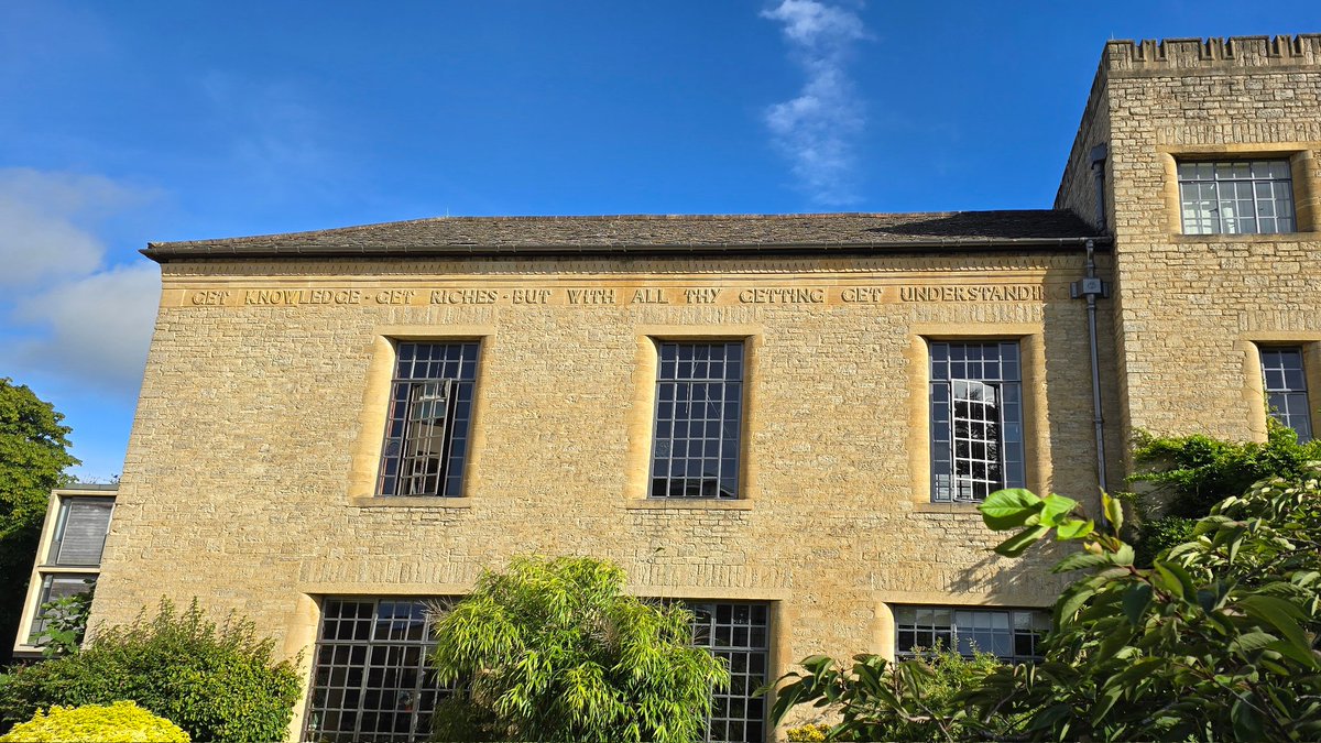 David De Roure (@dder) on Twitter photo Day 2. We're really enjoying being in <a href="/StAnnesCollege/">St Anne's College</a> this year. "Get knowledge, get riches, but with all thy getting get understanding". #DHOxSS2024 Day 2. We're really enjoying being in <a href="/StAnnesCollege/">St Anne's College</a> this year. "Get knowledge, get riches, but with all thy getting get understanding". #DHOxSS2024
