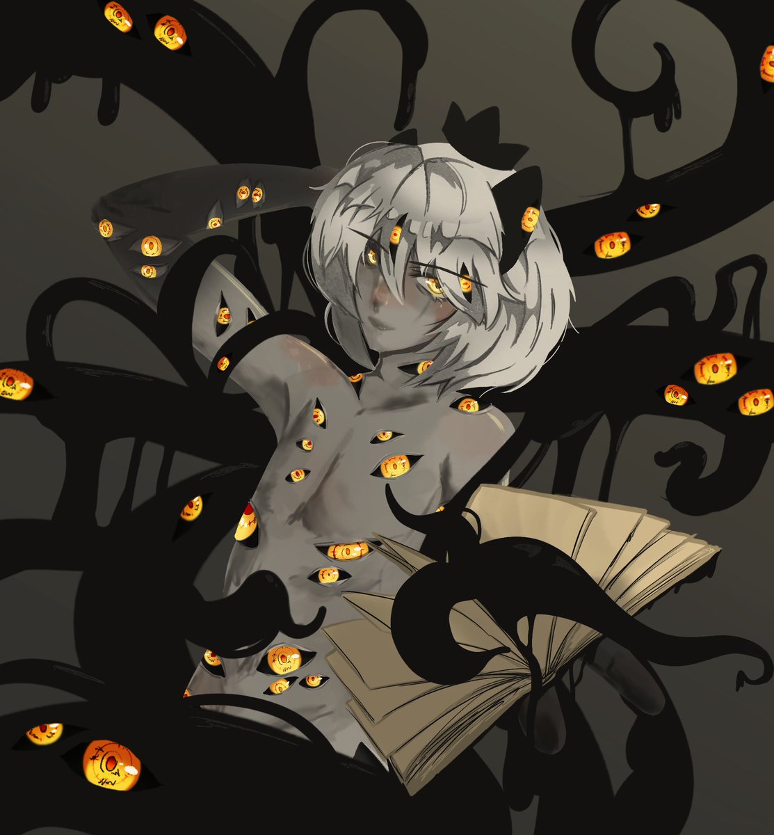 have been meaning to do fanart of <a href="/Merpperoni/">Merpperoni 🐙👁️ Vtuber | Artist</a> and their new model design😊
#MerpSketch