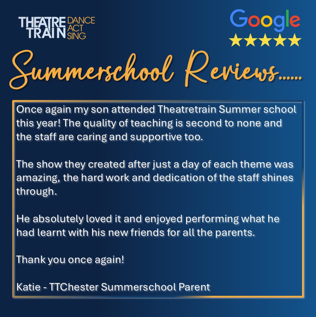 Theatretrain Schools tweet media