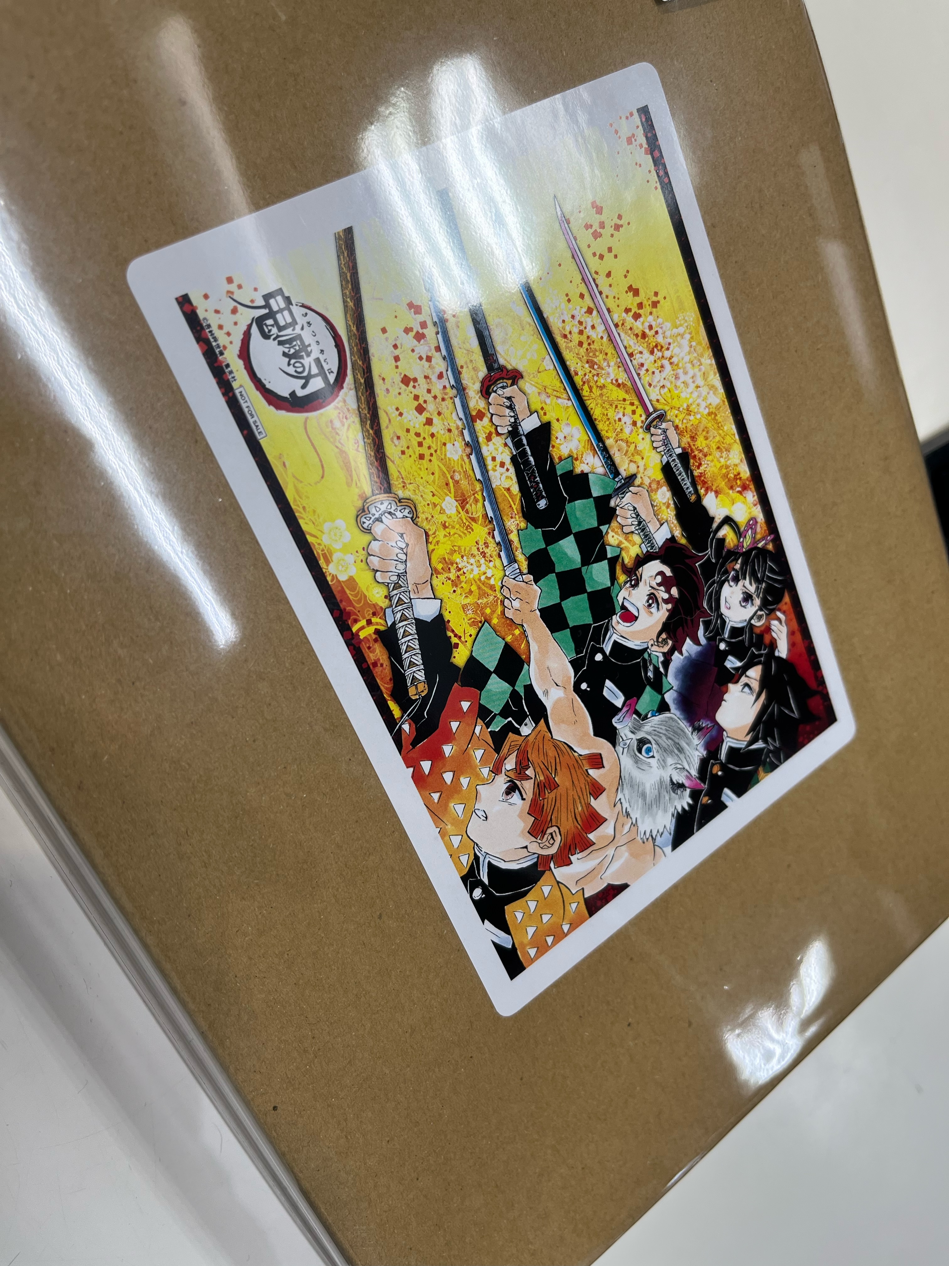 鬼 滅 連載完結記念WJ38号アクリルボード 鬼滅の刃 連載完結記念