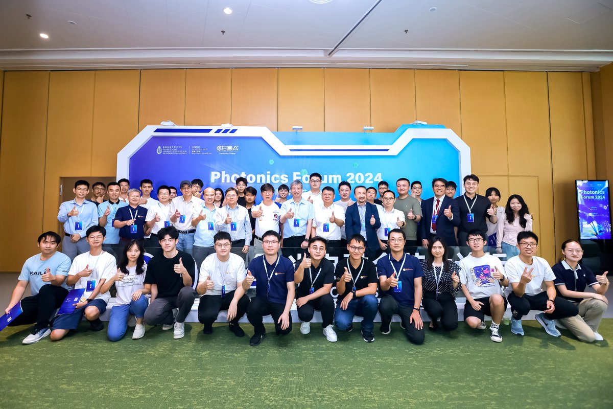 HKUSTGZfunction's tweet photo. 💡The 2024 Photonics Forum was successfully held at HKUST(GZ)! Renowned experts from home and abroad gathered to 💬discuss the ⭐️latest research findings, ⭐️technological trends, and ⭐️application prospects in the field of photonic integrated chips.
#HKUST(GZ) #FUNH #Photonics https://t.co/fRlxUXB9jl