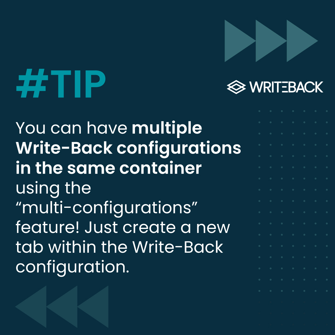 _WriteBack's tweet image. #TIP 📣

You can have multiple #WriteBack configurations in the same container using the “multi-configurations” feature. Just create a new tab within the Write-Back configuration. Know more 👉 writeback4t.com/?utm_source=tw…

#Tableau #Data