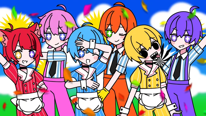 すとぷり様のメズマライザーのサムネイルイラスト描かせて頂きました! よろしくお願いいたします  #すとぷりぎゃらりー