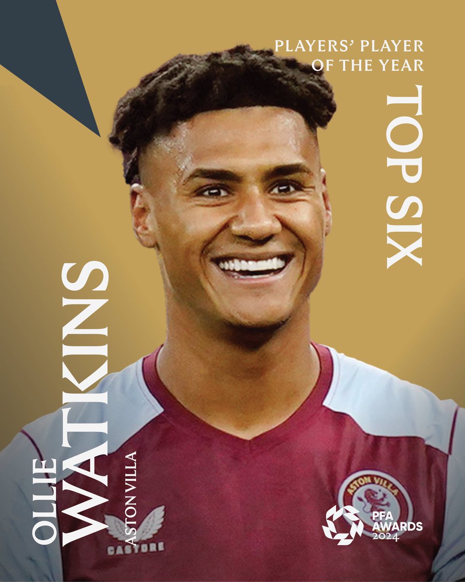 Unbelievable Ollie 👏

Recognition for a fantastic season, voted by the players in the PFA Players’ Player of the Year Top Six 🔥