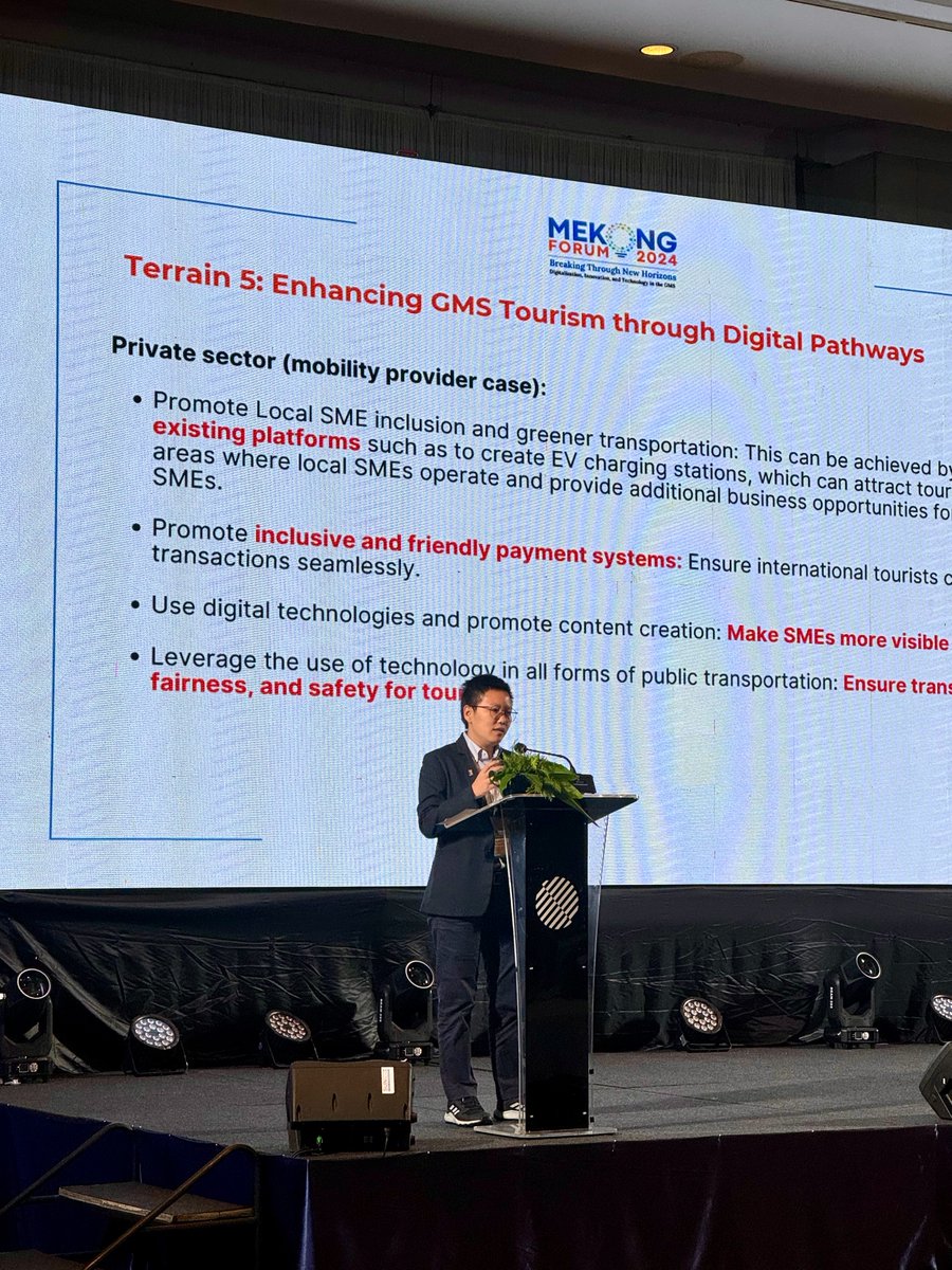 UNDPThailand's tweet photo. 📍🗺️ At Mekong Forum 2024, @UNDPAccLabs🇹🇭 shared digital solutions to promote inclusive tourism in the Mekong region.
From Sukhothai, Suphanburi, and Songkhla, #AccLabTH experimented inclusive tourism, promoting accessibility for the elderly and disabilities in Thailand. https://t.co/SpOMKaHfsy