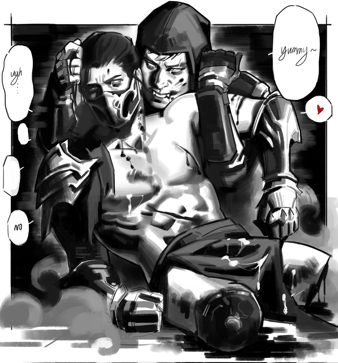 斯莫克x避寒，好吃😋
#bihan #mk1 #subzero