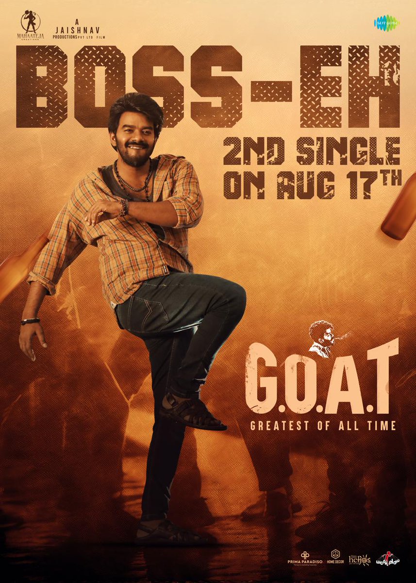 goldandhranews's tweet photo. βBoss-Eh,β the 2nd single from #GOATTheMovie, is releasing on 17th Aug.π₯
For more updates, visit : https://t.co/OcMiI3jyMW
#GOATTheMovie #goldandhra #goldandhranews https://t.co/Y3FUIlsk94