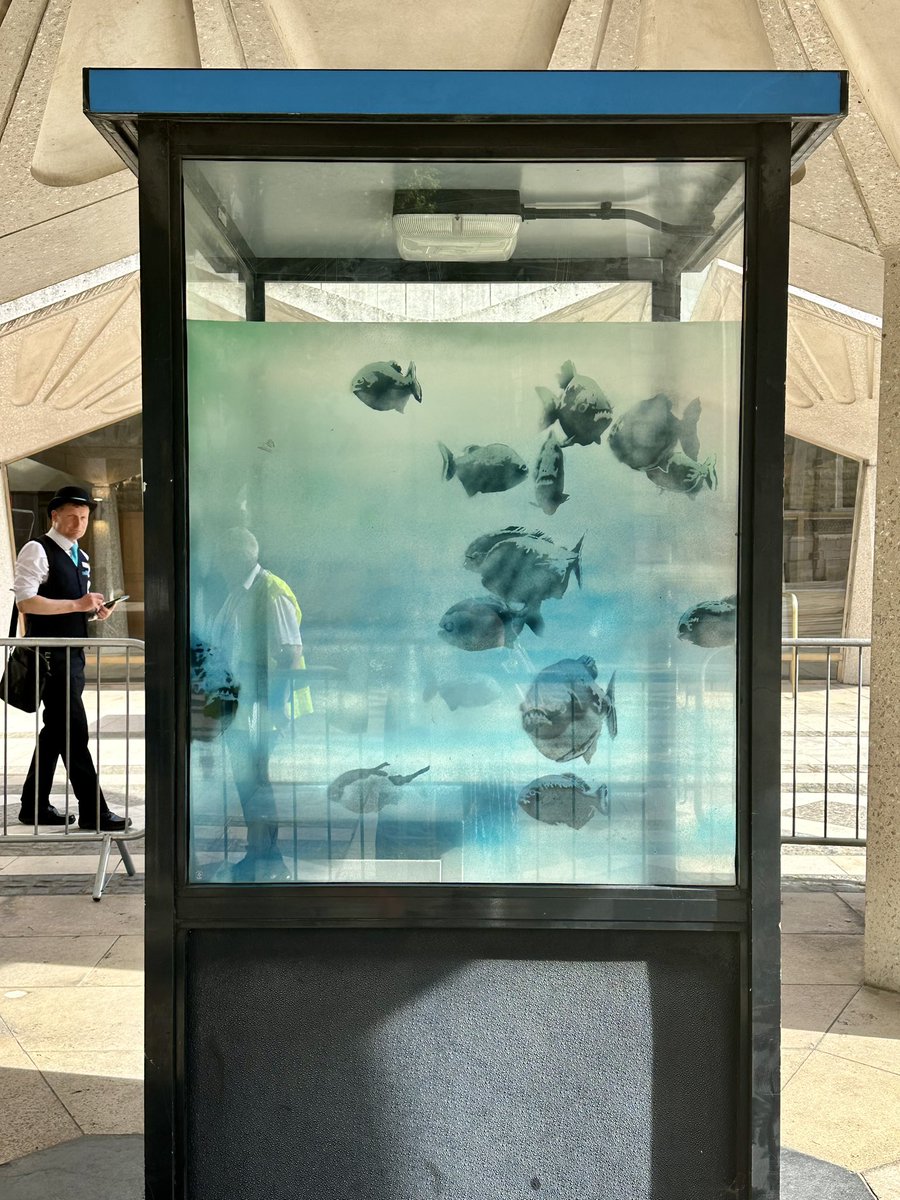 A bit of Banksy outside the office…