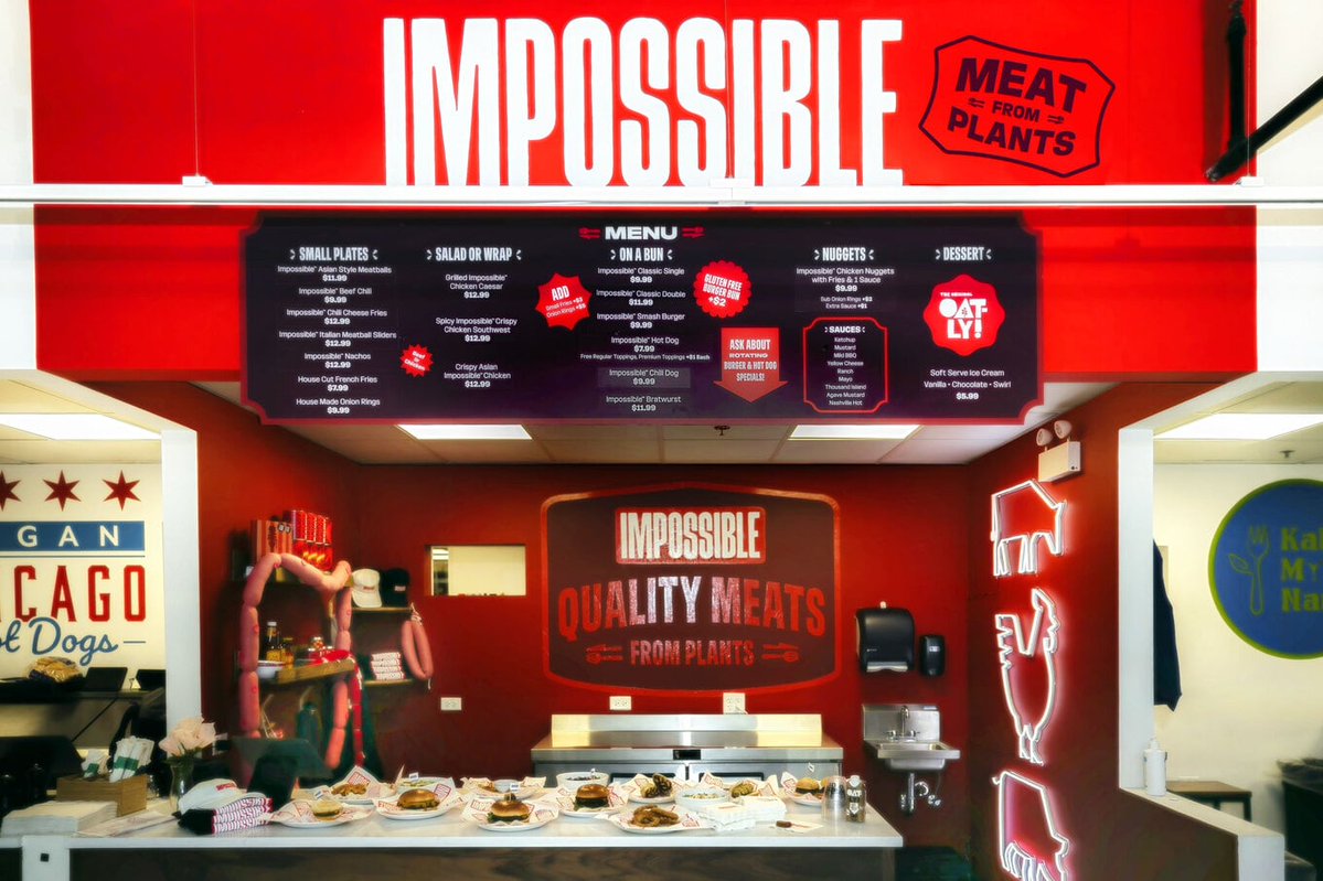 Exciting launch in #Chicago today: a new pop-up in the city’s XMarket Food Hall called Impossible Quality Meats. It's THE spot to load up on all your vegan beef, chicken, and pork products. #veganchicago @goplantx 

vegnews.com/impossible-qua…