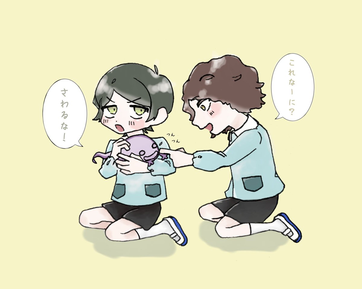 文マヨ幼稚園のやつ、虫とミゾも出てほしいな〜😙というらくがき