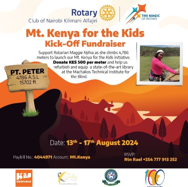 mbuthin's tweet photo. Rotary Club of Kilimani Alfajiri has embarked on a big project to support Machakos Technical School of the Blind in attaining a state of the art Library.🙂 https://t.co/TcMQS5m0Yh